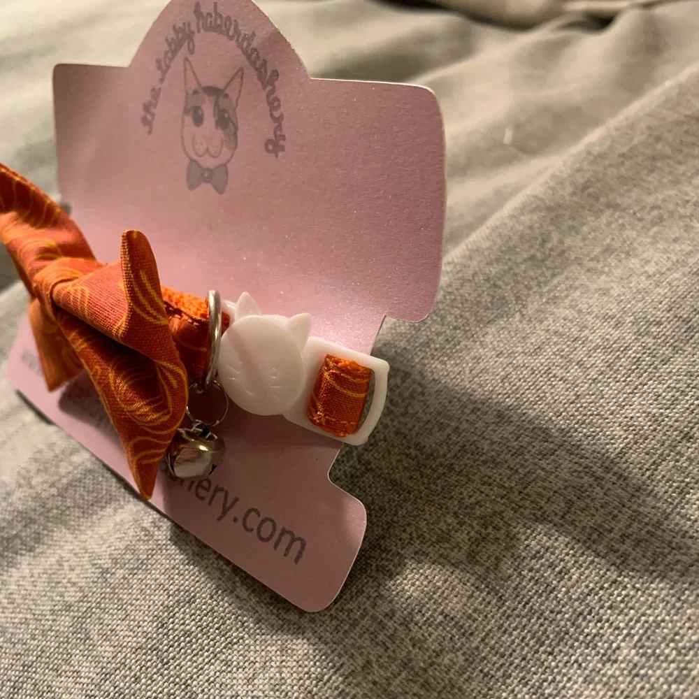The Tabby Haberdashery Handmade Cat Collar